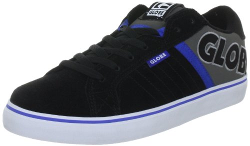 Globe Overpass GBOVERP, Unisex - Erwachsene Sportive Sneakers, Schwarz (Black/Charcoal/Cobalt 10896), EU 45 (UK 10) (US 11) von Globe