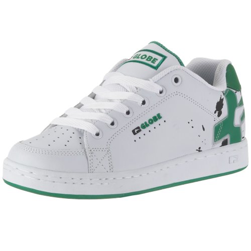 Globe Prime Geneva GBPRIMBG, Herren Sportschuhe - Skateboarding, weiss, (white/green 11026), EU 40.5, (US 7.5), (UK 6.5) von Globe