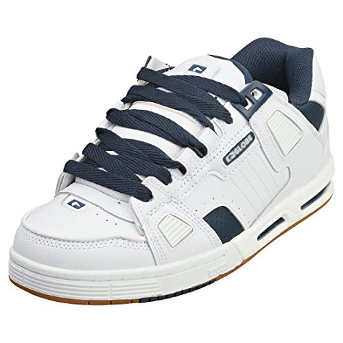 Globe Sabre Skateboard Schuhe - White/Blue/Gum - US 11.5 von Globe