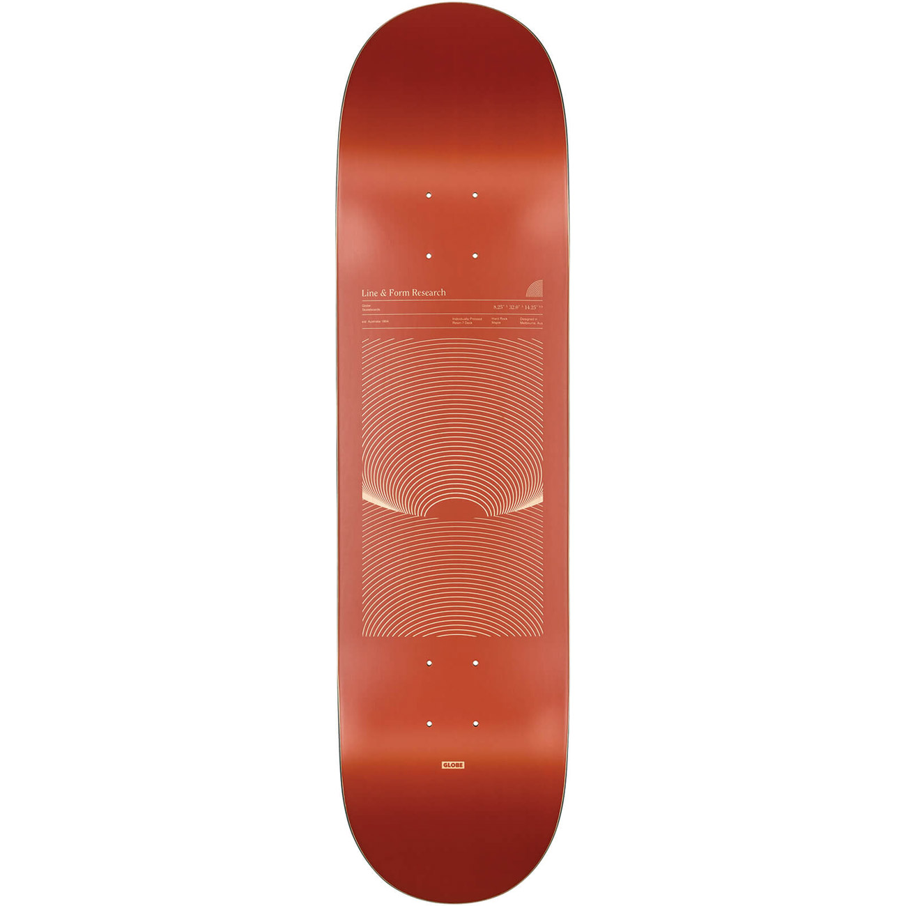 Globe Skateboard Deck G1 Lineform von Globe