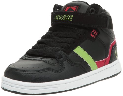 Globe Superfly-Kids GBKFLY, Unisex - Kinder, Sneaker, Schwarz (Black/Infrared 10622), EU 33.5 (UK 1) (US 2) von Globe