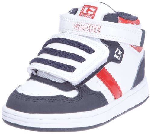 Globe Superfly Kids Velcro, Herren Skateschuhe, Weiß, Gr. 45 von Globe