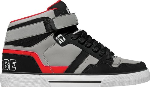 Globe Superfly-Vulcan GBSUPV, Unisex - Erwachsene Sportschuhe - Skateboarding, Grau (Grey/Black/red 14169), EU 42.5 (UK 8) (US 9) von Globe