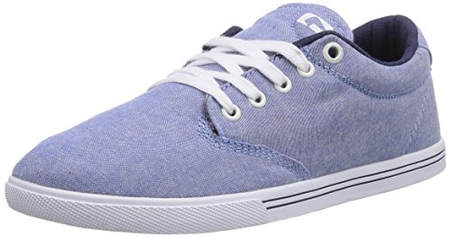 Globe Unisex-Erwachsene Lighthouse-Slim Low-Top, Blau (Blue Chambray/White 13200), 47 von Globe