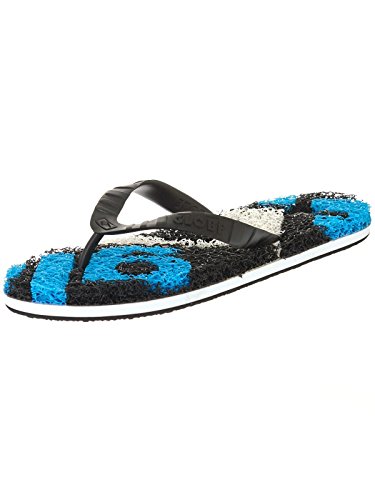 Globe Unisex-Erwachsene Merkin-Matrix Zehentrenner, Schwarz (Black/White/Cyan) von Globe