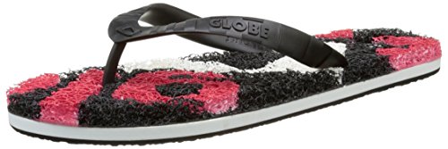 Globe Unisex-Erwachsene Merkin-Matrix Zehentrenner, Schwarz (red/Black/White), 40.5 von Globe