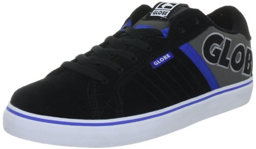 Globe Overpass GBOVERP, Unisex - Erwachsene Sportive Sneakers, Schwarz (Black/Charcoal/Cobalt 10896), EU 42.5 (UK 8) (US 9) von Globe