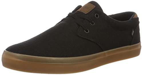 Globe Willow, Herren Sneaker, Schwarz (Black Hemp/gum), 46 EU von Globe