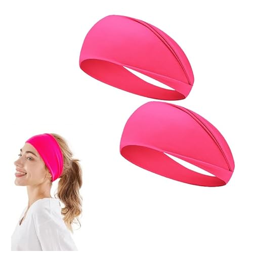 2 x Milchseide-Stirnbänder, Rosa, 9,5 x 22 cm, weiches Stirnband, dehnbar, Sport-Stirnbänder für Unisex, Fitness, Laufen, Tennis 2 x Milchseide-Stirnbänder, Rosa, 9,5 x 22 cm, weiches Stirnband, dehnbar, Sport-Stirnbänder für Unisex, Fitness, Laufen, Tennis von Globellapro