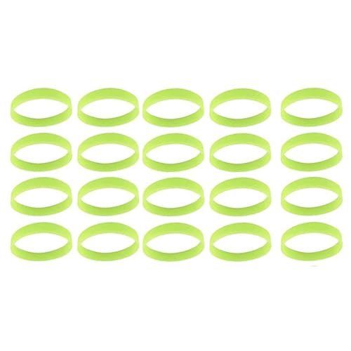 20 Stück leuchtendes grünes Silikon-Armband, leuchtet im Dunkeln, Sport-Silikonarmband für Erwachsene, Nachtlaufen/Nachtpartys, 202 x 12 x 2 mm 20 Stück leuchtendes grünes Silikon-Armband, leuchtet im Dunkeln, Sport-Silikonarmband für Erwachsene, Nachtlaufen/Nachtpartys, 202 x 12 x 2 mm von Globellapro