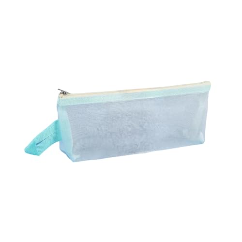 Globellapro 1 x 23 x 10 cm Netz-Federmäppchen, transparentes Federmäppchen, Nylon-Federmäppchen mit Reißverschluss, für Schule, Bürobedarf, grün, Federmäppchen Globellapro 1 x 23 x 10 cm Netz-Federmäppchen, transparentes Federmäppchen, Nylon-Federmäppchen mit Reißverschluss, für Schule, Bürobedarf, grün, Federmäppchen von Globellapro