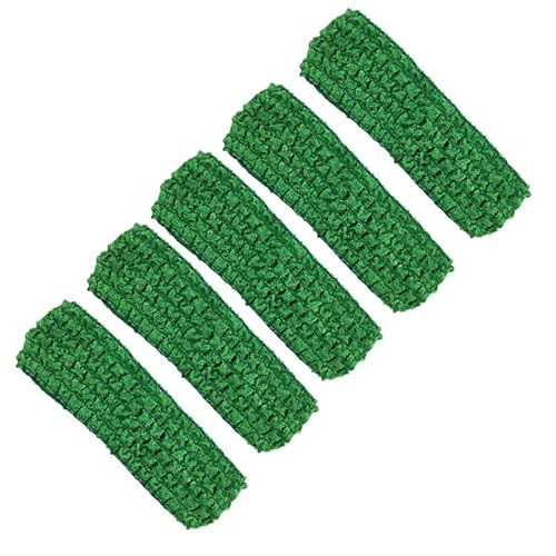 Häkel-Stirnbänder für Damen und Mädchen, 4 cm breit, Polyester, dehnbar, Grün, modisches Stirnband, für den täglichen Gebrauch, Reisen, 5 Stück Häkel-Stirnbänder für Damen und Mädchen, 4 cm breit, Polyester, dehnbar, Grün, modisches Stirnband, für den täglichen Gebrauch, Reisen, 5 Stück von Globellapro