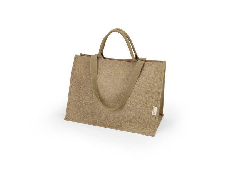 Globus Baumarkt Einkaufsbeutel Einkaufstasche mit vier Tragegriffen Jute beige von Globus Baumarkt