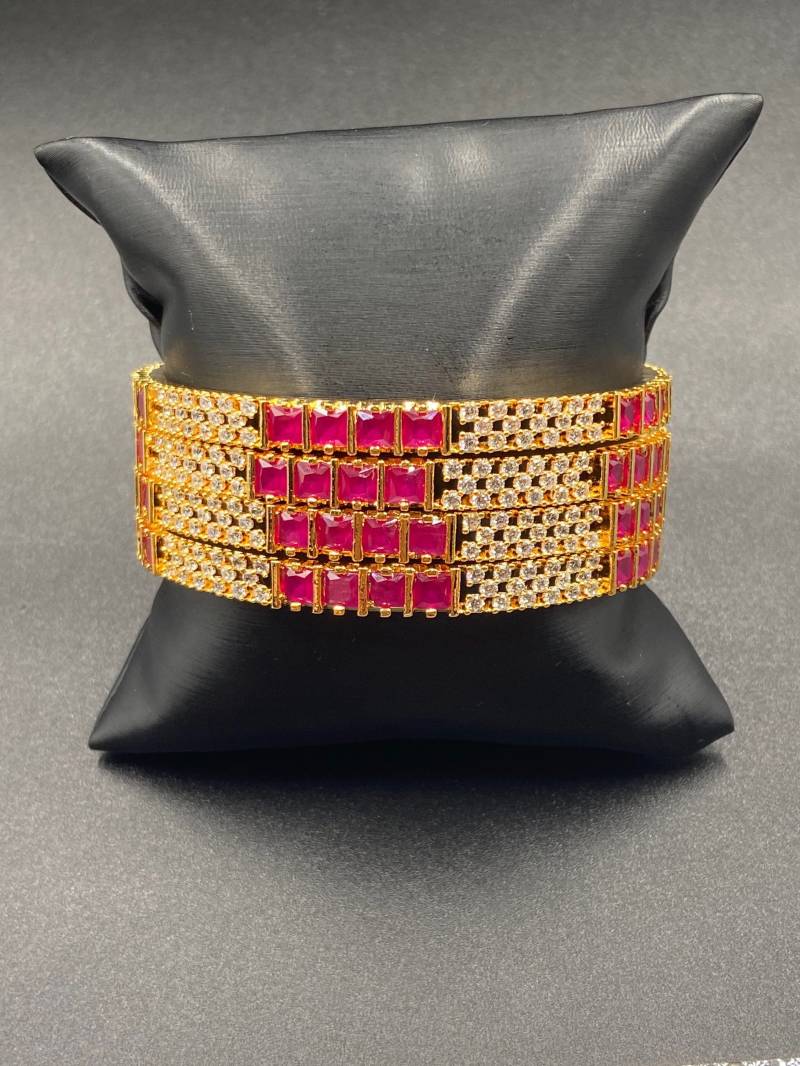 Armreifen Mit Mehrfarbigen Steinen/Armreifen Für Partykleidung/Armreifen Hochzeiten/Armreifen Damen/Kada-Armreifen von Globusfashions