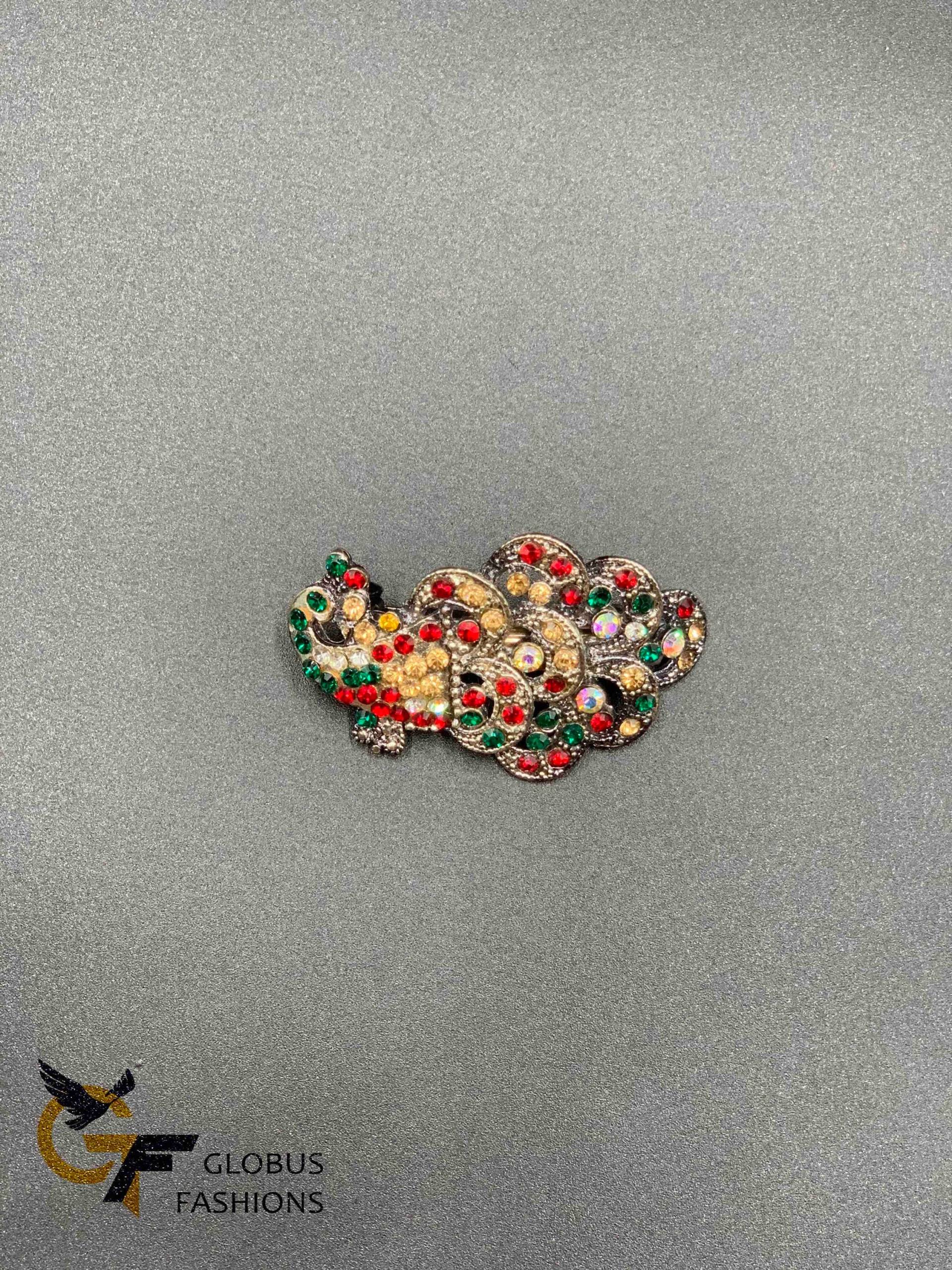 Handgefertigte Haarspange Mit Echten Steinen von Globusfashions