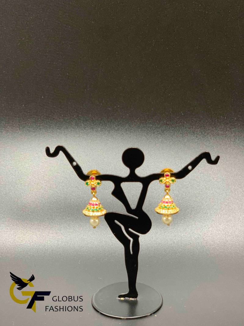 Kleine Jumkas/ Steine Ohrringe/ Kinder Multicolor Perlen Jumka von Globusfashions