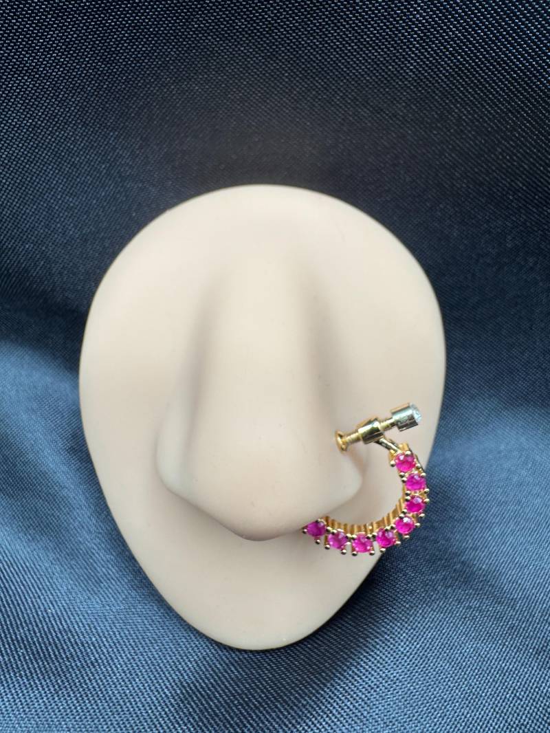 Nasenring/Nuth Mukku Pudaka Mukuthi Pressen Hochzeitsschmuck Nase Bolzen Ehering von Globusfashions