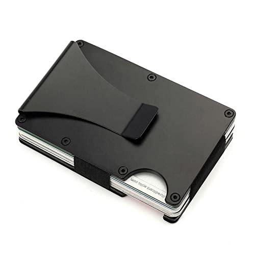 Calicob RFID Geldbörse Slim Minimalistisch Metall Elegant, schwarz, Dünne, minimalistische Geldbörse, RFID-blockierendes Aluminium-Metall Calicob RFID Geldbörse Slim Minimalistisch Metall Elegant, schwarz, Dünne, minimalistische Geldbörse, RFID-blockierendes Aluminium-Metall von Glock