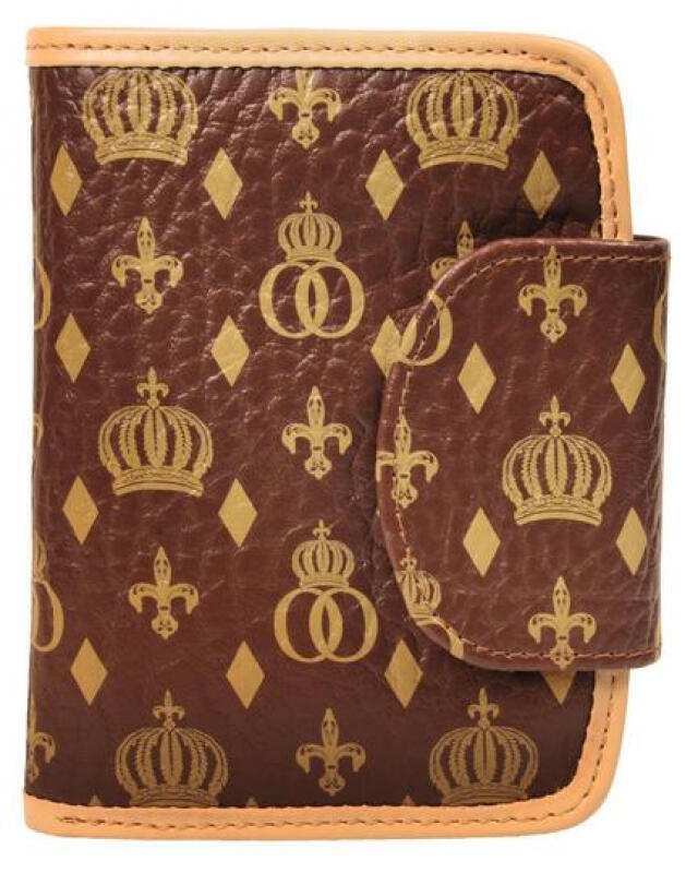 Glööckler - Glööckler Delightful Kombibörse mit Riegel königlichen Monogramm Braun von Glööckler