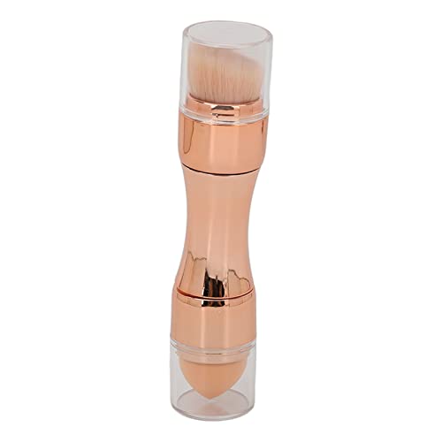 Glomora 4 in 1 Make -up -Pinsel, weicher elastischer Schwamm Kopf tragbarer Lidschatten Lippenpulver Fundament Pinsel Mischung Lidschatten Augenbrauen Liner Lippengesicht von Glomora