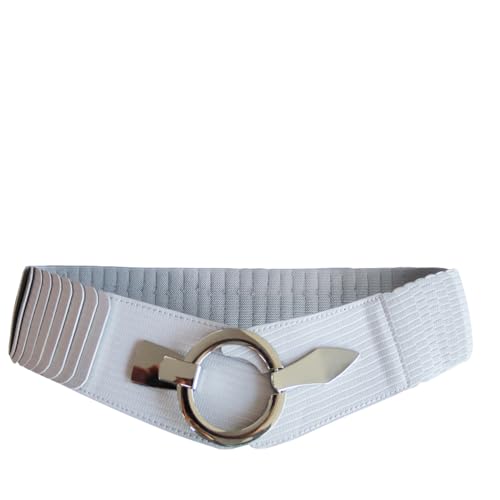 Gloop 6cm breiter Damen Gürtel Elastischer Taillengürtel, Hüftgürtel Stretch Gürtel mit Hakenverschluss von Gloop