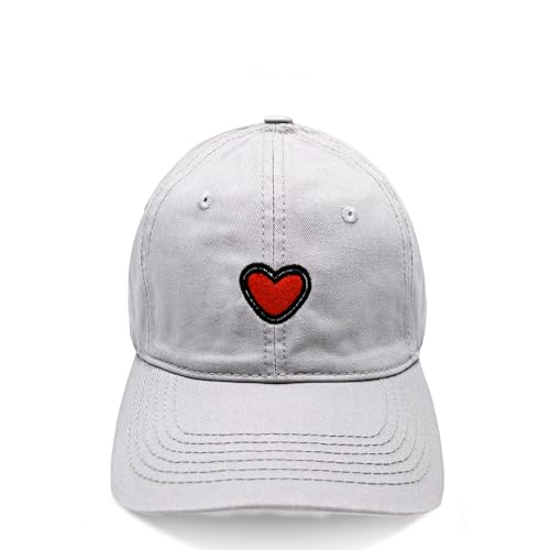 Gloop Damen 100% Baumwolle Cap Mütze Baseball Cap Hut Kappe Einfarbig Sonnenschutz Sonnenhut Basecap Einstellbar Baseballkappe (DE/NL/SE/PL, Alphanumerisch, Einheitsgröße, Hellgrau) von Gloop
