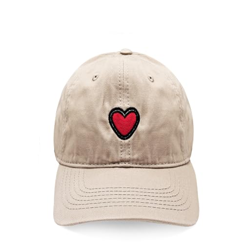 Gloop Damen 100% Baumwolle Cap Mütze Baseball Cap Hut Kappe Einfarbig Sonnenschutz Sonnenhut Basecap Einstellbar Baseballkappe (DE/NL/SE/PL, Alphanumerisch, Einheitsgröße, Khaki) von Gloop
