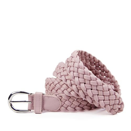 Gloop Damen Flechtgürtel Geflochtener Schmaler Hüftgürtel One Size Gürtel passt gut für Rock Kleid Jacke und Jeans 3 cm Breit von Gloop