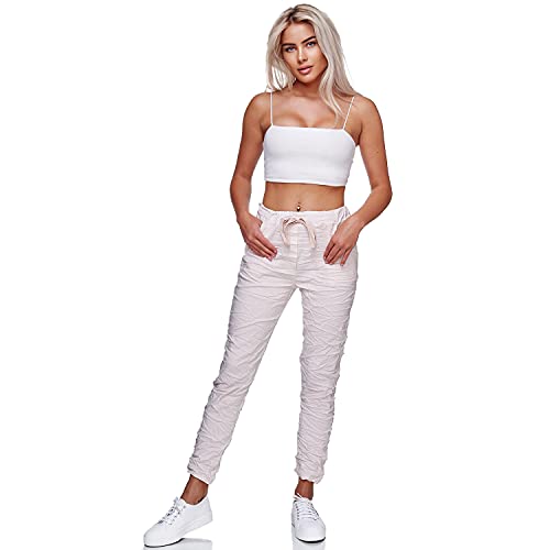 Gloop Damen Hose Boyfriend Jogger Pants 7/8 Freizeithose Capri Pants Made in Italy Gloop Damen Hose Boyfriend Jogger Pants 7/8 Freizeithose Capri Pants Made in Italy von Gloop