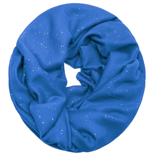 Gloop Damen edler einfarbiger Loop Schal Schlauchschal,Unifarben Tuch, leichter Schlauchschal 01122-01123-P von Gloop