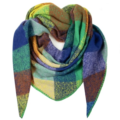 Gloop Damen Schal XXL Strick Dreieck Schal Halstuch Dreieckstuch kuschelig flauschig ohne Kratze an Haut 200×140 CM von Gloop