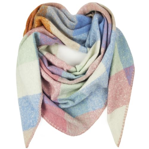 Gloop Damen Schal XXL Strick Dreieck Schal Halstuch Dreieckstuch kuschelig flauschig ohne Kratze an Haut 200×140 CM von Gloop