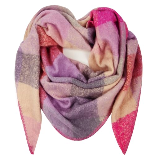 Gloop Damen Schal XXL Strick Dreieck Schal Halstuch Dreieckstuch kuschelig flauschig ohne Kratze an Haut 200×141 CM von Gloop