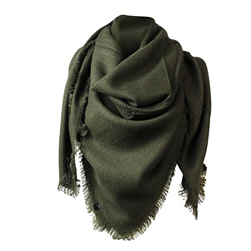 Gloop Damen Schal XXL Strick Dreieck Schal Poncho Halstuch Dreieckstuch Musselin kuscheliger ohne Kratze an Haut von Gloop