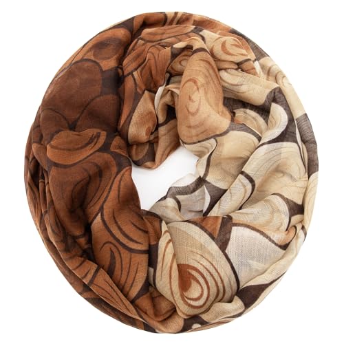 Gloop Damen Schal leichter Loop Schlauchschal Tuch Viele Farben, Schal, Tuch von Gloop