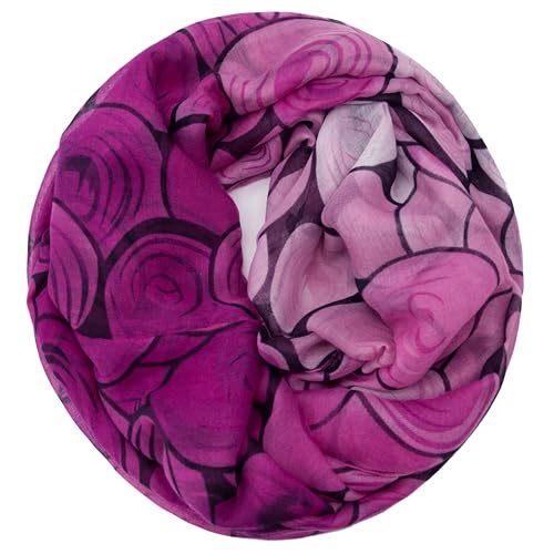 Gloop Damen Schal leichter Loop Schlauchschal Tuch Viele Farben, Schal, Tuch von Gloop