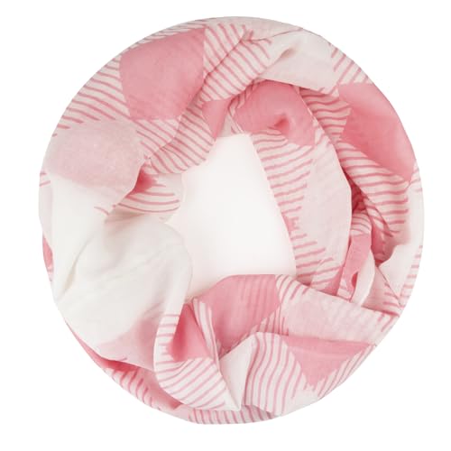 Gloop Damen Schal mit Leo Muster, farbigen Streifen weiche tücher Halstücher von Gloop