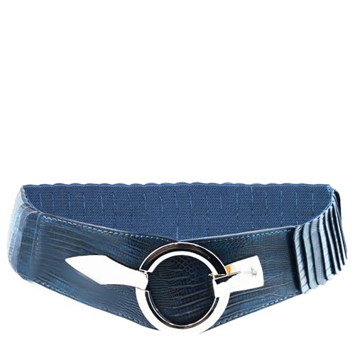 Gloop 6cm breiter Damen Gürtel Elastischer Taillengürtel, Hüftgürtel Stretch Gürtel mit Hakenverschluss von Gloop