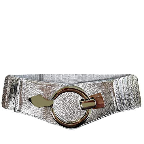 Gloop 6cm breiter Damen Gürtel Elastischer Taillengürtel, Hüftgürtel Stretch Gürtel mit Hakenverschluss von Gloop