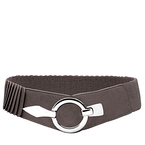 Gloop 6cm breiter Damen Gürtel Elastischer Taillengürtel, Hüftgürtel Stretch Gürtel mit Hakenverschluss von Gloop