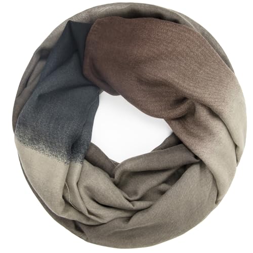 Gloop Damen schal leichter Langschal Loop Schlauchschal Tuch Viele Farben von Gloop