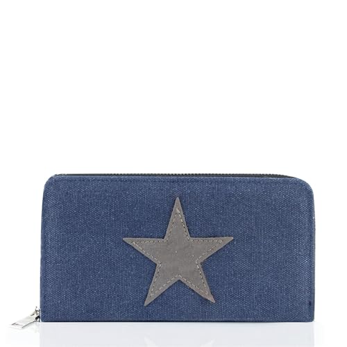 Gloop Damen Geldbörse - Portemonnaie in mit Sternmuster, Umfangreicher Organizer von Gloop