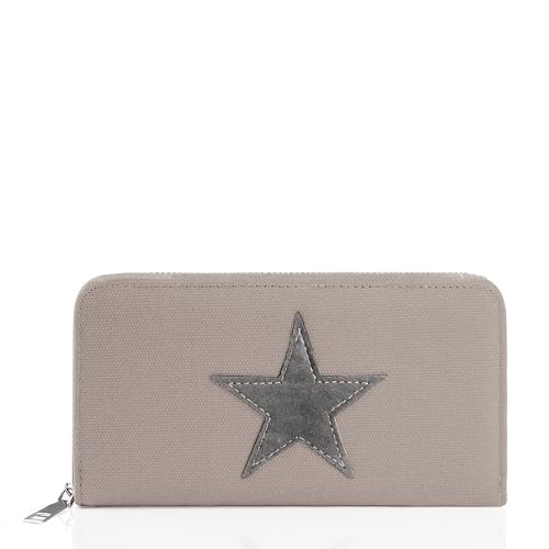 Gloop Damen Geldbörse - Portemonnaie in mit Sternmuster, Umfangreicher Organizer von Gloop