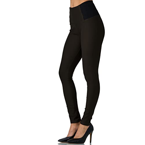 Gloop Leggins Hose für Damen Jeggings Skinny Fit elastische Strech High Waist Push Up Bauchweg Hose von Gloop