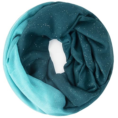 Gloop Damen schal leichter Langschal Loop Schlauchschal Tuch Viele Farben von Gloop
