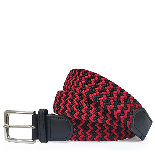 Gloop Unisex Elastischer Stoffgürtel Geflochtener Stretchgürtel Dehnbarer Gürtel für Damen und Herren Gesamtlänge von Gloop