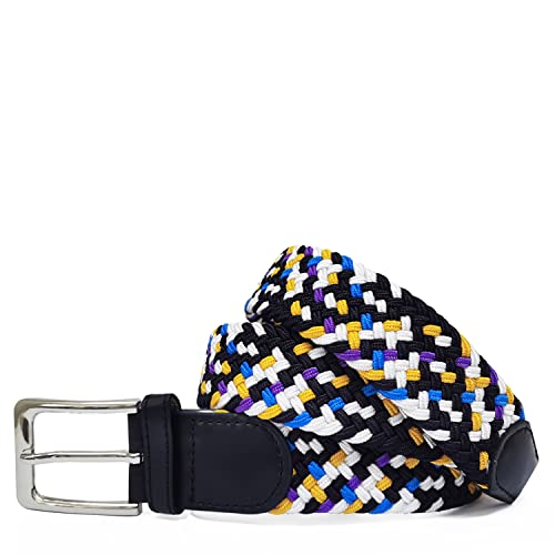Gloop Unisex Elastischer Stoffgürtel Geflochtener Stretchgürtel Dehnbarer Gürtel für Damen und Herren Gesamtlänge von Gloop
