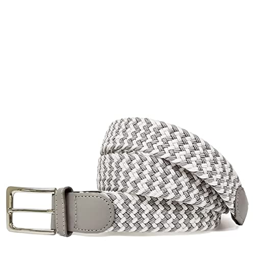 Gloop Unisex Elastischer Stoffgürtel Geflochtener Stretchgürtel Dehnbarer Gürtel für Damen und Herren Gesamtlänge von Gloop