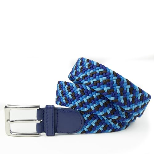 Gloop Unisex Elastischer Stoffgürtel Geflochtener Stretchgürtel Dehnbarer Gürtel für Damen und Herren von Gloop