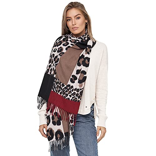 Gloop XXL Schal Kuschelige, warme und wunderschöne Damen Poncho Schal Oversized Deckenschal 02662 von Gloop